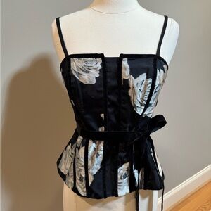 White House/Black Market Corset Top Bustier, Size 2